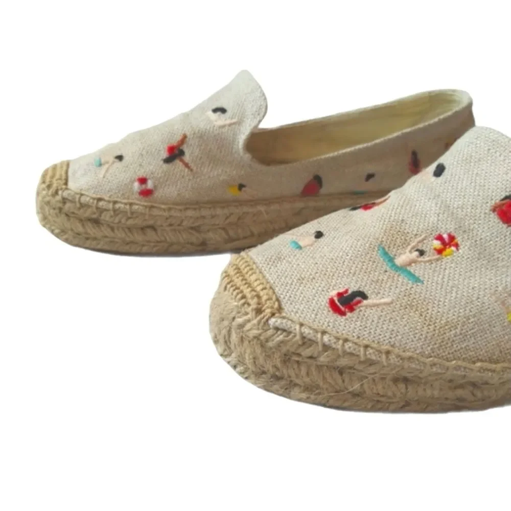 Soludos Swimmer's Embroidery Esprilles